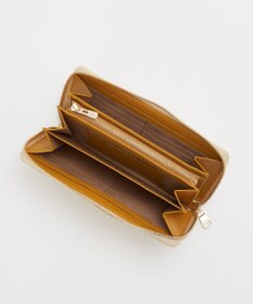 russet モノグラムプレートラウンドジップウォレット(SO-372)