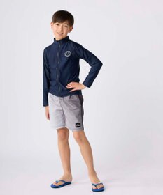 OP／FILA 【RUSTY】スマイルロゴ入りラッシュガード