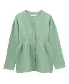 Green Parks ・ＡＮＤＳＥＡＲＣＨ　ペプラムニットカーディガン