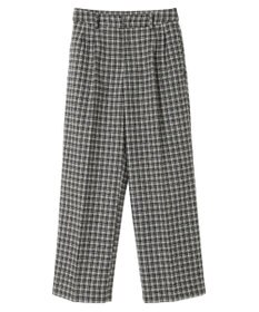 AMERICAN HOLIC ツイードタックワイドパンツ