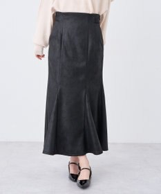 earth music&ecology フェイクレザーマーメイドスカート