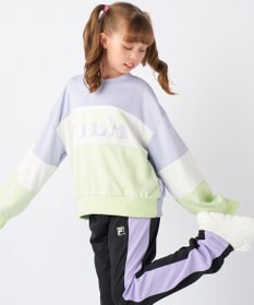 OP／FILA 【FILA】パステルカラークルーネックスウェット/キッズ