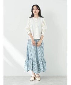 earth music&ecology イレヘムチェックスカート