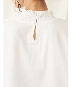 CRAFT STANDARD BOUTIQUE インドコットンシャーリングハイネックブラウス