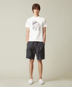 J.PRESS MEN 【UNISEX】ファブリックワッペン バックブルTシャツ