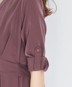 Tiaclasse 【新色追加・洗える】バックリボン前開きワンピース