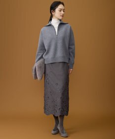 自由区 S 【SHIHOさん着用】エンブロイダリー スカート