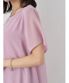 earth music&ecology シアードッキングＡラインチュニック