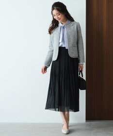 ANY SIS L ライトストレッチ ツイード ジャケット