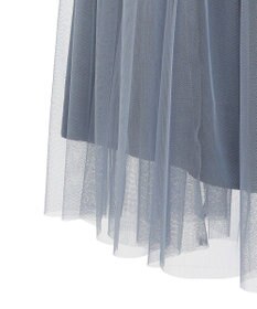 earth music&ecology シャーリングギャザーチュールスカート