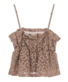 earth music&ecology キラキラフラワー刺繍ビスチェ