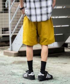 WEGO 【速乾/ウエストゴム/SMLサイズ】ナイロンイージーショーツ