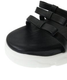 Maison de FLEUR オペラリボンスニーカーサンダル