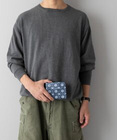 MIYABIYA La quoh with kirakaracho 南蛮七宝アルチザンレザー ミニL字ファスナー財布