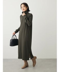 Green Parks リブカットＩラインワンピース