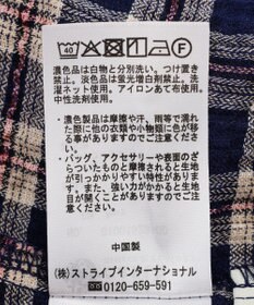 earth music&ecology シャーリングラメチェックキャミワンピース