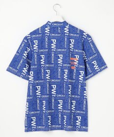 PW CIRCULUS 【UVカット / 吸水速乾 / 伸縮性抜群】【MEN】PWロゴ柄モック