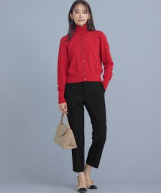 組曲 L 【WEB限定】ベーシックダブルクロス テーパードパンツ