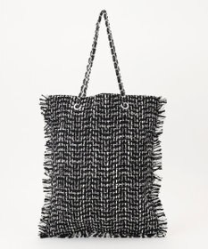 ICB フリンジツイードトート