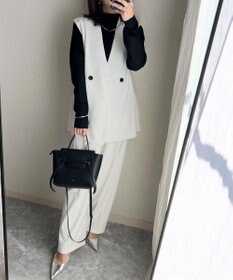 Green Parks AnriettMusee ネック切替デザインベスト