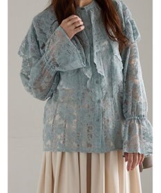 Te chichi レースフリルレイヤードブラウス《2025winter catalog item》