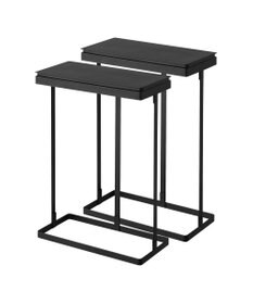 tower スリム蓋付き分別ゴミ袋ホルダー タワー 45L 横開き 2個組 ブラック