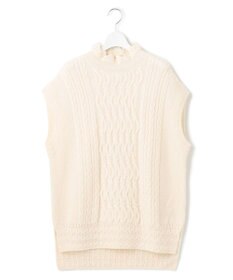 23区 【23区 lab.】アランパターン  ニットベスト