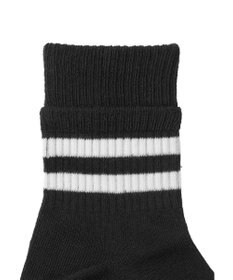 WEGO 切り替えラインクルーソックス