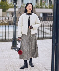 ANY L モールキルトブルゾン