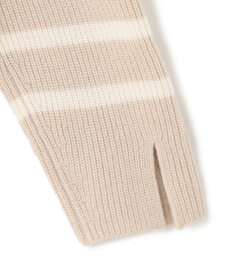 23区 L 【Oggi2月号掲載/洗える】ウールカシミヤ ボーダー ニット