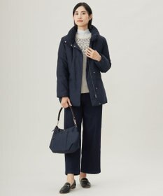J.PRESS LADIES 【洗える】9ozストレッチ デニム ワイド パンツ