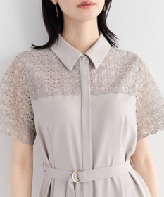 YECCA VECCA レース切替ワンピース