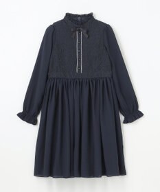 組曲 KIDS 【150-170㎝】レースシフォン ワンピース