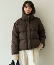 UNFILO L 【VERY掲載 / 自宅で洗濯OK / 軽量で暖かい】TAIONコラボ ショートダウン