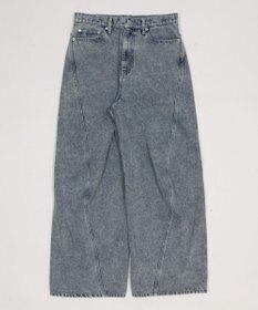 WEGO 【ユニセックス着用ITEM/SMLサイズ展開】カバーフィットバルーンデニムパンツ