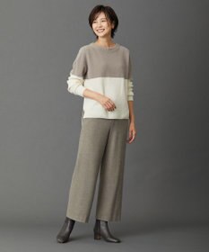 J.PRESS LADIES 【洗える】チェルビック セミワイド パンツ