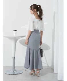 earth music&ecology ２ＷＡＹショルダースリットブラウス