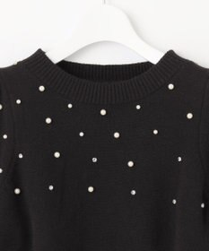 Feroux パール×ビジュー ニット