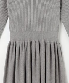 #Newans 【カシミヤ混】フィット＆フレアニットワンピース