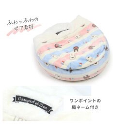 PET PARADISE リサとガスパール 丸型 遠赤外線 寝袋 カドラー《ポップ柄》 (50cm)