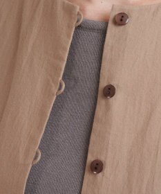 muuc コットンローン長袖ブラウス