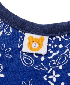 MIKI HOUSE HOT BISCUITS バンダナ風柄スタイ