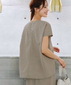 Tiaclasse 【洗える】フレンチスリーブカノコトップス