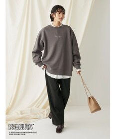 CRAFT STANDARD BOUTIQUE ＰＥＡＮＵＴＳ裏起毛スウェットクルー