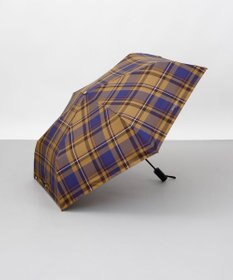 AURORA 【MACKINTOSH LONDON（マッキントッシュ ロンドン）】先染めチェック雨傘（折りたたみ傘）