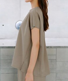 Tiaclasse 【洗える】フレンチスリーブカノコトップス