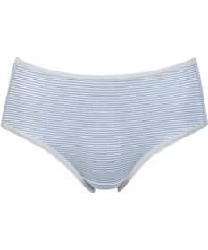 Wing ショーツ 綿混(身生地部) ここちよいフィット感 ムレにくい(身生地部) 【デイリーフィット 綿混ボーダー】 はきこみ丈ふつう EC2650 ウイング／ワコール