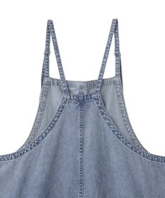 YECCA VECCA 綿麻デニムサロペット