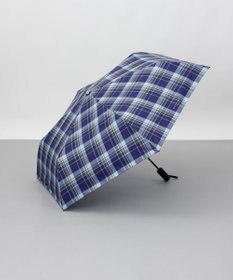 AURORA 【MACKINTOSH LONDON（マッキントッシュ ロンドン）】先染めチェック雨傘（折りたたみ傘）