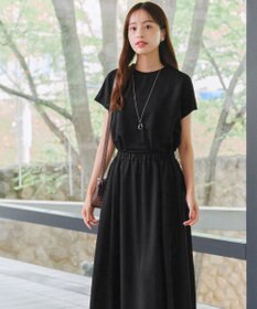 Tiaclasse 【洗える】フレンチスリーブカノコトップス